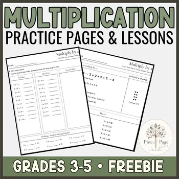 Cover of the free multiplication facts booklet