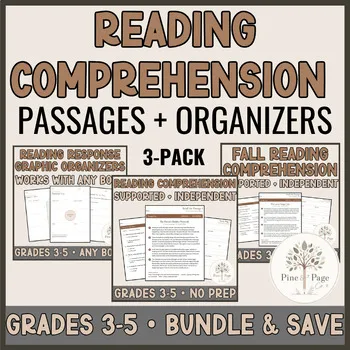 Cover of the reading comprehension bundle